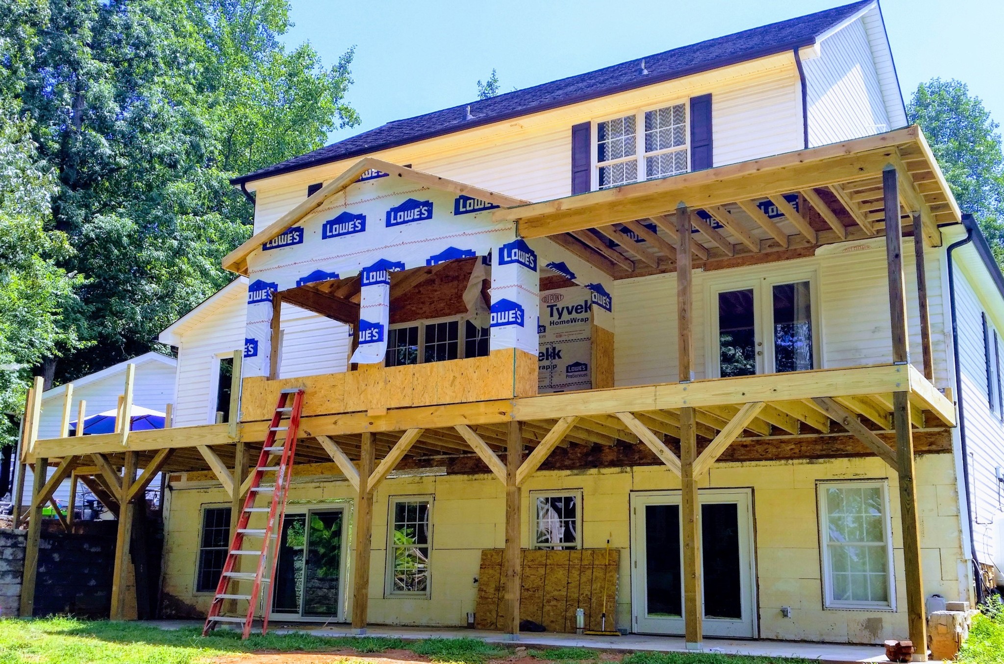 Denver sunroom framing