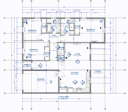 Hickory 2025 Floor Plan blueprint